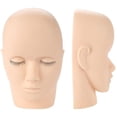 thumbnail image 4 of Massage Practice Mannequin,Soft Rubber Eyelash Graft Makeup Practice Mannequin Headform Mannequin Advanced Technology, 4 of 8