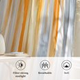 thumbnail image 6 of Orange Gray Sheer Curtains 72 Inch Length, Light Filtering Voile Curtain Panel, Retro Country Abstract Ombre Aesthetic Rod Pocket Drapes Window Treatments for Living Room Bedroom 52"x72", 6 of 9