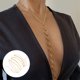 thumbnail image 5 of cruzado Pecho Cuerpo Cadena Playa Arnés Collar Joyería dorado Sunnimix Cadena del cuerpo, 5 of 8