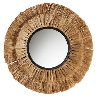 Light Wheel Bamboo Mirror