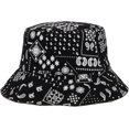 thumbnail image 3 of CoCopeaunts Summer Bucket Hat for Women Paisleies Pattern Unisex Cotton Fisherman Hat Men Sport Sun Prevent Foldable Basin Hat, 3 of 8
