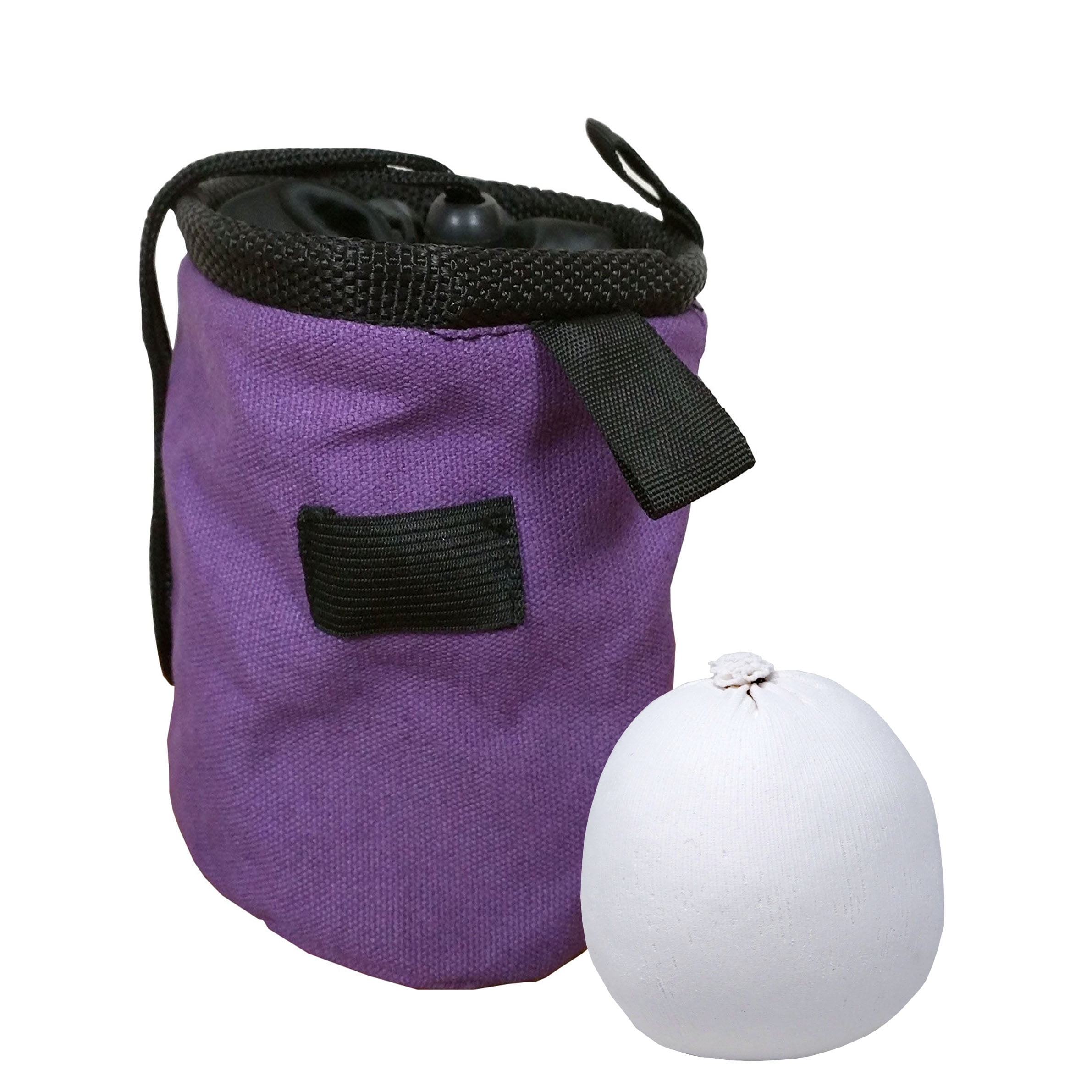 Chalk Storage Bag for Outdoor Climbing Bouldering Gym Weightlifting Purple 