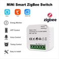 thumbnail image 2 of Medidor de Energía Inteligente Tuya WIFI 0,2-80 A Monitor de Consumo de Energía Bidireccional Compatible con Control de Aplicación, 2 of 5