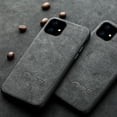 thumbnail image 2 of Xotic Tech Luxury Mustang Logo Super Slim Leather Alcantara Suede Durable Protective Cover Case for Apple iPhone 11, 2 of 5