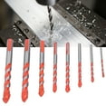 thumbnail image 4 of Drill Bit Set,Tungsten Carbide Multi Purpose Drilling Bit Kit Impact Screwdriver Bit Set Bits Accessory for Ceramic Tile Concrete Glass Drilling, 4 of 8