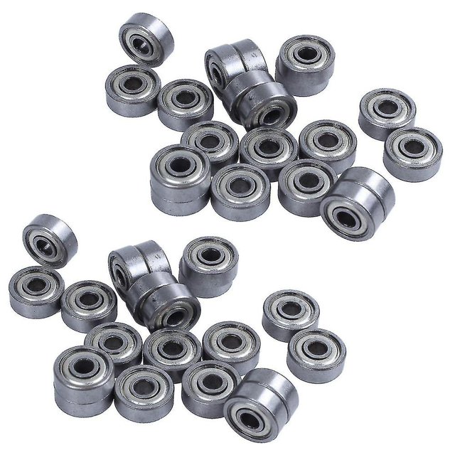 40 piezas 624zz 4 mm x 13 mm x 5 mm bola radial blindada de acero al carbono B