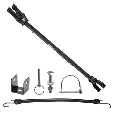 Extreme Max 3006.7191 Universal Adjustable Shock Absorbing Transom Saver with Roller Mount & Trailer Frame Mount - 25" to 30"