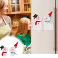 thumbnail image 1 of Ganfancp Christmas Snowman Fridge Magnets Flannel Couple Muñeco de Nieve Pegatinas Magnéticas Decoraciones Navideñas, 1 of 6