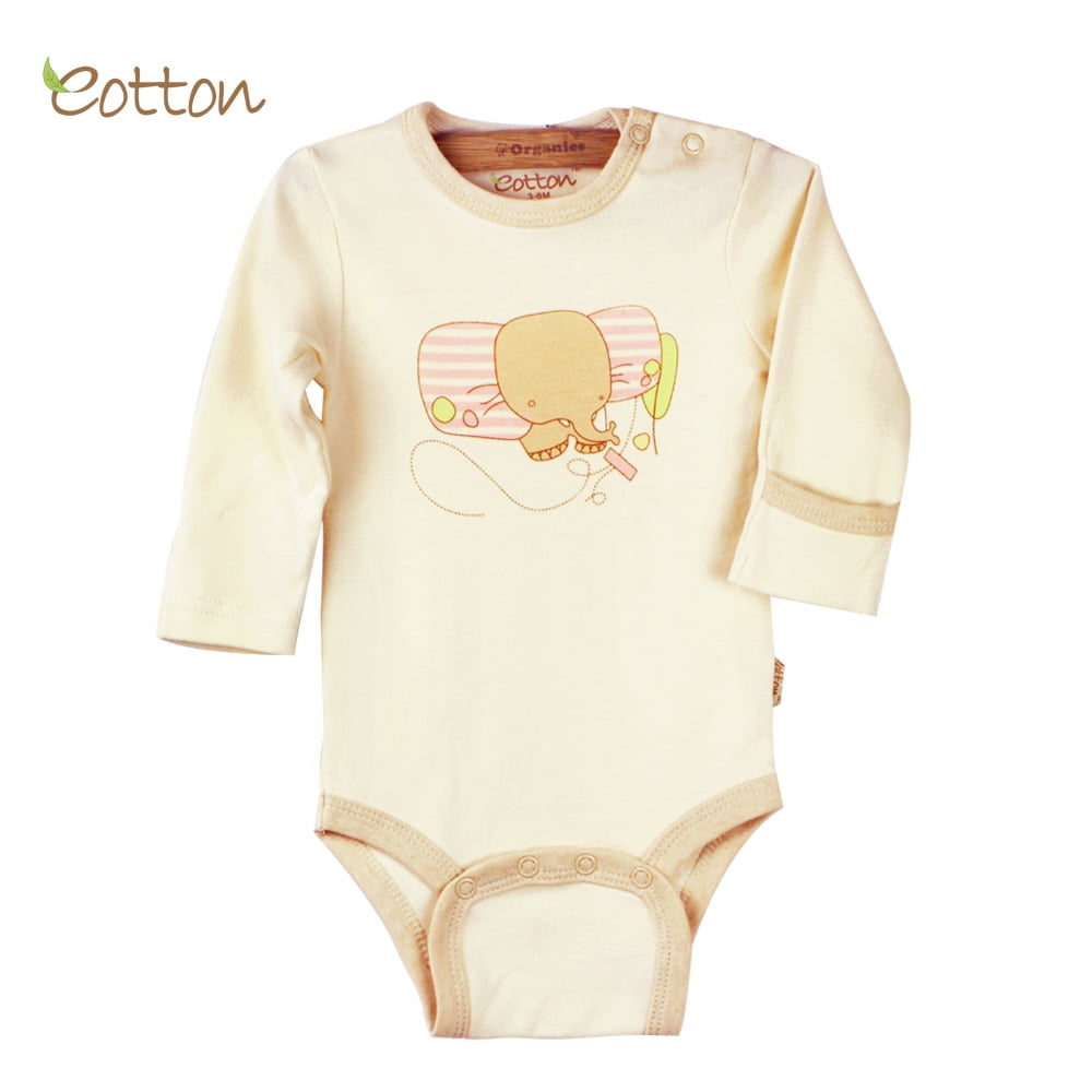 New Premium Cotton Infant Baby Toddler Unisex Long Sleeve Snap Closure Bodysuits