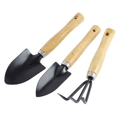 Unique-Bargains-Gardening-Wooden-Handl-Metal-Rake-Shovel-Digging-Trowel-Garden-Hand-Tools-Set
