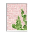 thumbnail image 3 of Stupell Industries Prickly Pear Cactus Plant Pink Abstract Geometric Pattern, 11 x 14, Design by Jen Bucheli, 3 of 5