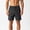 Black, variant on Afuyipoi Men's Quick-Dry Athletic Training Shorts with Zipper Pockets, 4-Way Stretch Performance Gym Shorts, Elastic Waist Activewear Shorts, Sizes M-5XL Black Size L