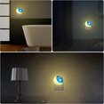 thumbnail image 5 of 1 pieza de luz nocturna para niños, toma de corriente eléctrica montada en la pared para bebés con sensor crepuscular LED pequeño, lámpara de pared con enchufe para la habitación del bebé, iluminació TUNC Sencillez, 5 of 5