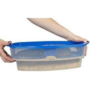 Cooks Choice XL Original Better Breader Batter Bowl- All-in-One Mess Free Breading Station Tool- Great for Parties - Pour in Seasoning, Add Meat or Vegetables of Choice, Just Shake