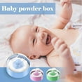 thumbnail image 2 of KEINXS  Portable Case Box With Powder Puff Baby Container Talcum Powder Box Soft Sponge~ M0Y7, 2 of 5