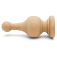 thumbnail image 4 of Unfinished Wood Finials Decorative, 4-1/4 inch, for Bed Post Finial, Curtain Rod Finials, Flagpole Topper, and Crafts, Pack of 12 Large Craft Finials, by Woodpeckers, 4 of 8