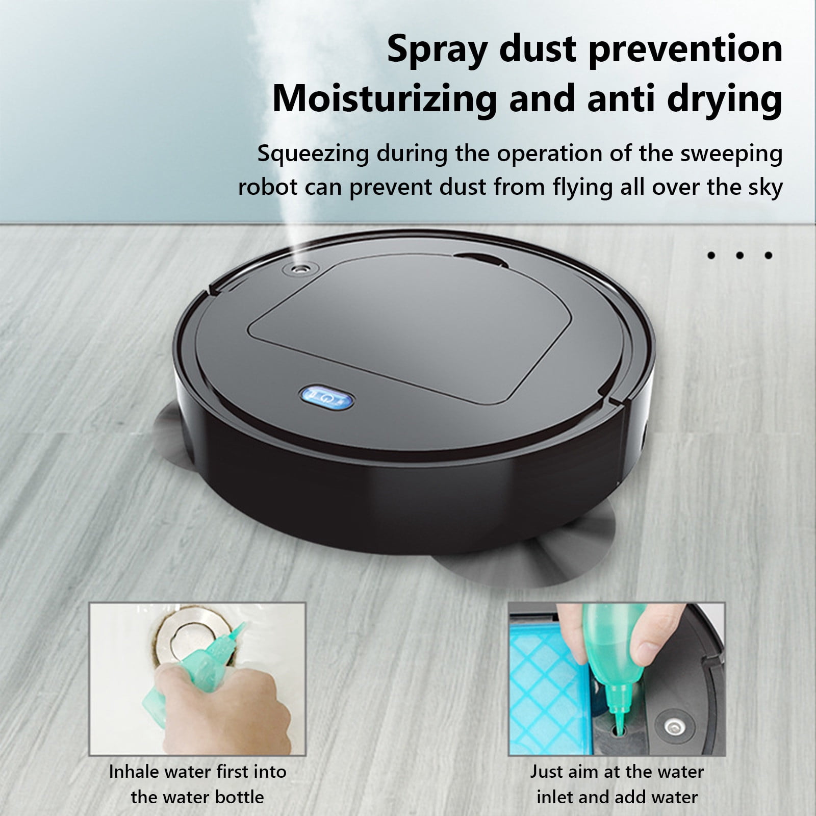Apmemiss Clearance Robot Vacuum Cleaner, Tangle-Free, Strong Suction, Slim, Low Noise, Automatic Self-Charging, Wi-Fi/App/ Control, Ideal for Pet Hair Hard Floor and Daily Cleaning