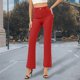 thumbnail image 1 of WILLBEST Pantalones Casuales elegantes para Mujer: Pantalones de Color Liso con Bolsillos para Negocios, Ropa de Trabajo Elástica Informal. Extra Grande, 1 of 7