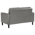 thumbnail image 6 of Ruth Upholstered Track Arm Loveseat Grey, 6 of 10