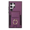 thumbnail image 7 of Allytechgroup Wallet Case for Samsung Galaxy S22 Ultra, PU Leather Cards Slots Ring Kickstand Anti-Scratch Stylish Phone Case Cover for Women Men, Purple, 7 of 7