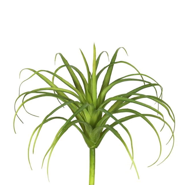 Vickerman FA171601 Plastic Grass-Frosted Green Greenery Stem - 8 in. - 3 Per Bag