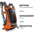 thumbnail image 3 of Water Buffalo Hydration Backpack - Hydration Pack & 2 Liter BPA Free Bladder - Multiple Pockets For All Your Essentials (Orange), 3 of 7