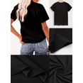 thumbnail image 2 of [Casual Elegant Print Tee] Casual & Sporty Elegant Print Tee - Women's Round Neck Short Sleeve T-Shirt | S-XXL, Multiple Colors Available, Comfortable Fit, 2 of 5