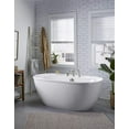 thumbnail image 5 of Sterling 95338-0 66" X 36" Spectacle Freestanding Bath Tub - White, 5 of 8