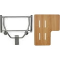 thumbnail image 4 of Seachrome Slr-280225-Ps Signature 28" Wall Mounted Folding Reversible Shower Seat - Wood, 4 of 7
