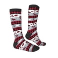 thumbnail image 3 of Fotbe Buffalo Plaid Forest print Women's Men's Novelty Crew Socks Cotton Socks Knee High Socks for Walking,Running,Nurses,Pregnancy, 3 of 9