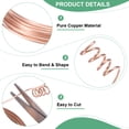 thumbnail image 2 of 99% Alambre de Cobre Suave, 15 Gauge 16FT Alambre de Cobre Puro para Manualidades DIY [1.5mm, 10M], 2 of 7