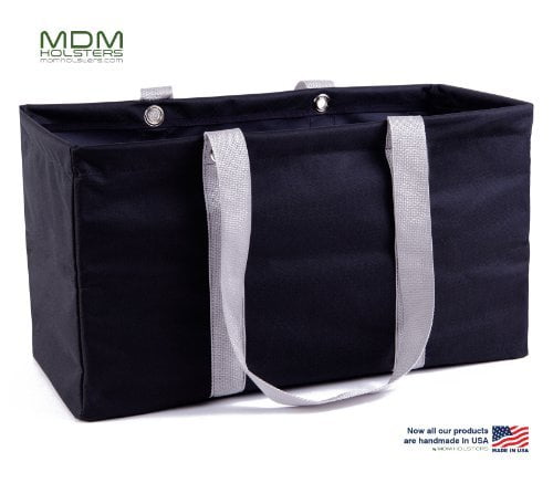 Organizer MDM Large Utility Tote Bag Laundry BagBlack & Black 