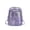 #6-Purple【1x Backpack】, variant on Clear Mini Backpack, Transparent Pvc Waterproof Daypack with Mesh Side Pockets, Stadium Approved Educational & Travel Bag, Topliu