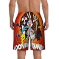 thumbnail image 3 of Looney Tunes Cartoons Mens Swim Trunks Quick Dry Board Shorts With Mesh Lining, Beach Shorts Swimwear Bathing Suits, 3 of 7