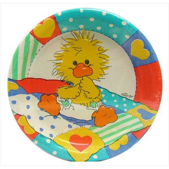 Little Suzy's Zoo Multicolor Disposable Paper Plates, 10", 18 Count
