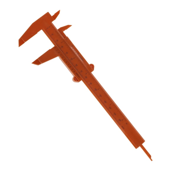 Unique Bargains 1 Pce Mini Règle de Mesure pour Sourcils Double Échelle Outil de Mesure 8.27"x2.91 Pouces Rouge