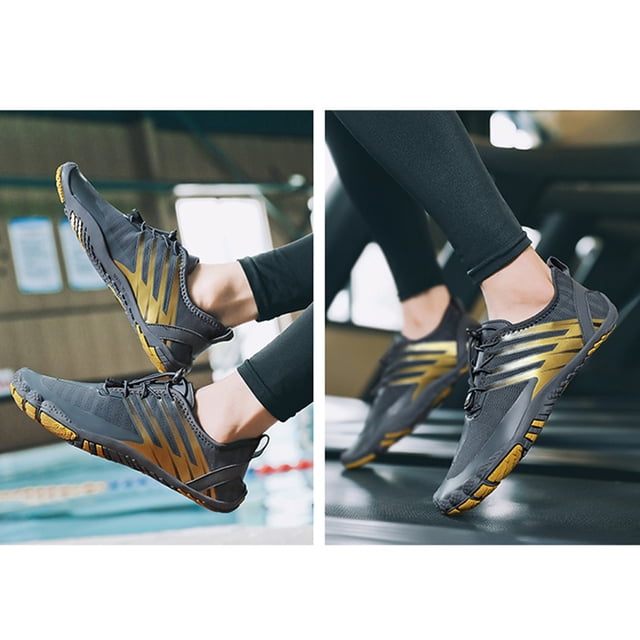 Zapatos De Vadeo Zapatillas de vadeo unisex de goma suave para vadear en la playa (43 gris dorado) Tmvgtek Para Estrenar