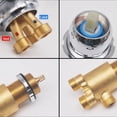 thumbnail image 2 of Cisea Shower Split Two Piece Hot And Cold Water Faucet Or Way Diverter Mixer Bathroom Shower, 2 of 5