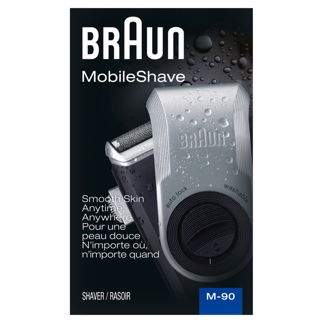 Braun M90 Mens Precision Trimmer Washable Mobile Shaver