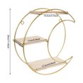thumbnail image 2 of 3-Tier Round+ Moon Storage Display Rack Storage Display Rack Wall Mounted Shelf 10*29cm for Living Rooms, Bedrooms, Kitchens, 2 of 22