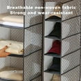 thumbnail image 4 of Closet Hanging Organizer with 6 Storage Pockets - Multi-Layer Fabric Shelf for Shoes, Hats & Accessories, 4 of 6