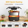 thumbnail image 4 of DCUTIE Electric Lunch Box, 1.5L Safe Food Warmer for Rice and Meals, Leakproof, 4 of 7