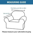 thumbnail image 7 of Velvet Sofa Slipcover, Stretch Armchair Cover 1-Piece Chair Slipcover Sofa Cover Soft Furniture Protector, 7 of 7