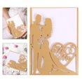 thumbnail image 2 of PEACNNG 5 PCS Wedding Greeting Cards Bridal Shower Invitations Bride, 2 of 8