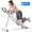 White and Pink, variant on MERACH Ab Machine Dual-Track Core Trainer with 4-Level Adjustable Resistance, LCD Display Abs Workout Equipment for Home Gym, 440lbs Capacity, Black and Red