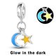 thumbnail image 1 of Abalorio de plata de ley 925, colgante de estrella de luciérnaga, Luna, camaleón, Glowworm, compatible con pulsera Pandora Original, bricolaje, 1 of 4