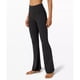 thumbnail image 4 of Pantalones de yoga reveladores, pantalones deportivos casuales para mujer, cintura alta, levantamiento de cadera, contracción abdominal, pantalones de yoga de pierna ancha elásticos, micro acampanados, 4 of 5