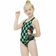 thumbnail image 5 of Demon Slayer Swimwear Kids' One-Piece Swimsuit Quick-Dry Cute Printed Girls' Swimwear Bathing Suit for Beach & Pool 6-7Y(110cm), 5 of 8