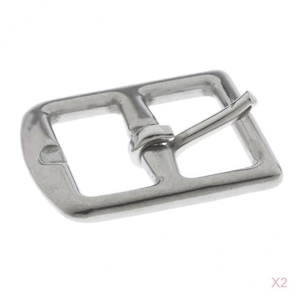 Hebilla de cinturón Sunnimix de estribo de Acero Inoxidable 2 piezas