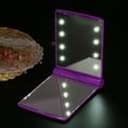 Nutrianeous LED Lighted Makeup Mirror Portable Compact 8LED Cosmetic